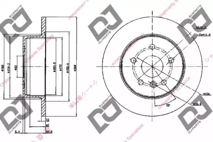Тормозной диск DJ PARTS купить